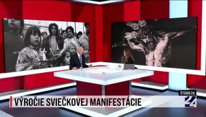 Štúdio 24 o výročí Sviečkovej manifestácie