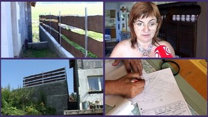 Múr nalepený na dome. Rodiny v Stránskom si robia schválnosti