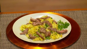 Cestoviny s hríbikmi a sviečkovicou