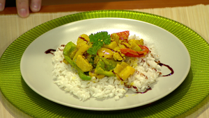 Kuracie curry s basmati ryžou