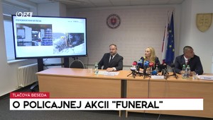 Tlačová beseda PPZ k policajnej akcii Funeral