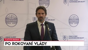 Tlačová beseda ministra Kaliňáka po rokovaní vlády