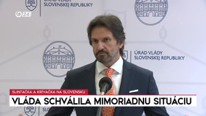 Tlačová beseda: Vláda schválila mimoriadnu situáciu