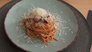 Hlavné jedlo: Špagety americana