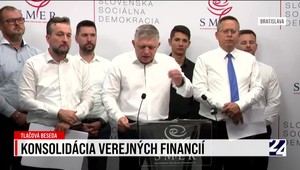 Tlačová beseda strany Smer o konsolidácii verejných financií