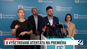 Tlačová beseda Progresívneho Slovenska o vyšetrovaní atentátu na premiéra