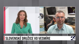 Štúdio 24 o slovenských družiciach vo vesmíre