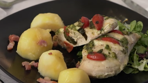 Hlavné jedlo: Nazelenalé prsíčka