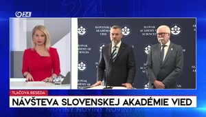 Tlačová beseda prezidenta Pellegriniho: Návšteva SAV