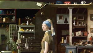 Takto vyzerá Dievča s perlovou náušnicou mimo rámu: Podľa umelej inteligencie