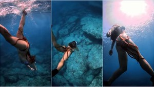 Žene sa na nohu prisala chobotnica. Nepustila sa jej polhodinu