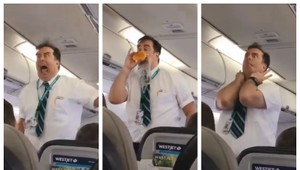 Stevard je hitom internetu: Na jeho bezpečnostnú inštruktáž pasažieri nezabudnú