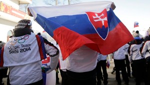 ZOH 2014: Slováci vztyčovali vlajku, počulo to celé Soči