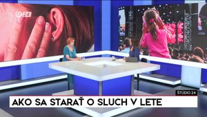 Štúdio 24: Ako sa starať o sluch v lete