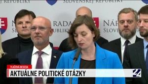 Tlačová beseda strán Progresívne Slovensko a SaS k aktuálnej politickej situácii