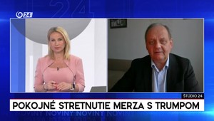 Štúdio 24: Pokojné stretnutie Merza s Trumpom