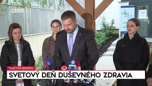 Tlačová beseda Kamila Šaška o Svetovom dni duševného zdravia