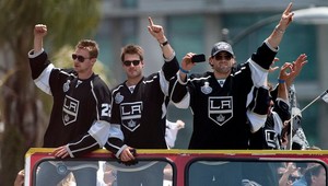 Kalifornské ulice patrili oslavám hráčov LA Kings