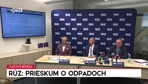 Tlačová beseda RÚZ k prieskumu o odpadoch