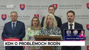 Tlačová beseda KDH o problémoch rodín