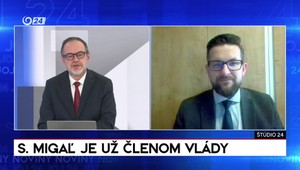 Štúdio 24: Samuel Migaľ je už členom vlády