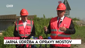 Tlačová beseda ministra Ráža: Jarná údržba a opravy mostov