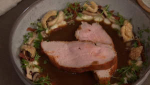 Hlavné jedlo: Koreň od svinky