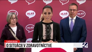 Tlačová beseda strany Hlas o dôchodkoch a situácii v zdravotníctve