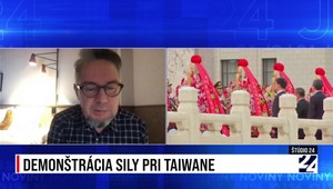 Štúdio 24: Demonštrácia sily pri Taiwane