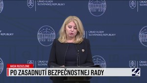 Vyhlásenie prezidentky a premiéra po zasadnutí bezpečnostnej rady