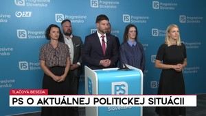 Tlačová beseda strany PS o aktuálnej politickej situácii