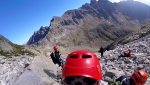 VIDEO: Autentické zábery zo záchrannej akcie dvoch českých turistov vo Vysokých Tatrách
