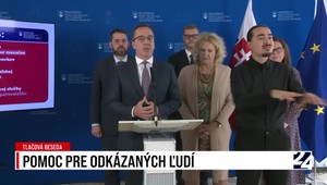 Tlačová beseda ministra Tomáša o pomoci pre odkázaných ľudí