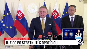 Tlačová beseda Roberta Fica po stretnutí s opozíciou