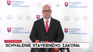 Tlačová beseda ministra Ráža k schváleniu stavebného zákona