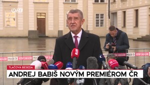 Tlačová beseda: Andrej Babiš novým premiérom ČR