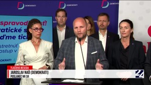 Tlačová beseda strany Demokrati o zásahu NAKA