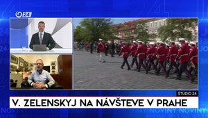 Štúdio 24: Zelenskyj na návšteve v Prahe