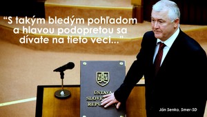 VIDEO. Poslanec SMER-u Senko (54). Áno, mal som vypité!