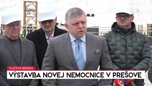 Tlačová beseda premiéra Fica: Výstavba novej nemocnice v Prešove