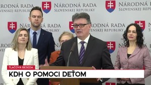 Tlačová beseda strany KDH o pomoci deťom
