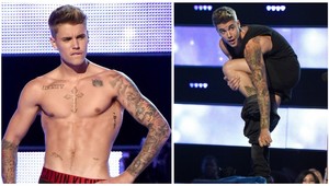 VIDEO: Justin Bieber sa vyzliekol na pódiu, dav ho vypískal