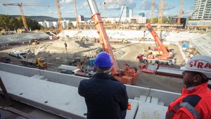 FOTO: Fico prišiel skontrolovať budúci Národný futbalový štadión v Bratislave