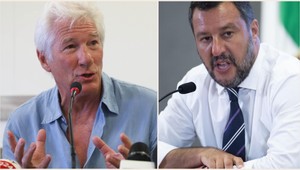 Zoberte si ich do Hollywoodu, odkázal Salvini hercovi Richardovi Geremu po návšteve utečencov