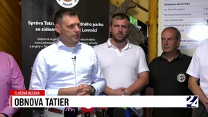 Tlačová beseda Tomáša Tarabu k obnove Tatier