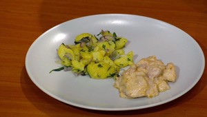 Kuracie stehná na smotane