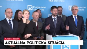 Tlačová beseda: Progresívne Slovensko o aktuálnej politickej situácii