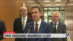 Tlačová beseda po prvom rokovaní vlády