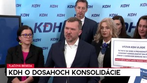 Tlačová beseda KDH o dosahoch konsolidácie