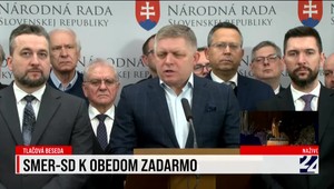 Tlačová beseda: Smer-SD k obedom zadarmo